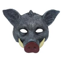 Helovino Gyvūno Šerno Kaukė Helovino Šerno Cosplay Kaukė Pilno Veido Kaukė Helovino Maskarado Karnavalams pilka spalva
