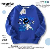 Astro Bot Kids' Space Hoodie Set - Boys' Autumn/Winter Outfit 130 blue