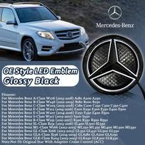 Front Grille Emblems Mercedes Benz A W176 B W246 C W205 E W212 W207 S W217 R W251 SL R231 ML W166 GL X166 GLA X156 GLK X204WWW