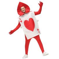 Halloween Costume Kids Red Queen Guard Outfit Cardboard Kingdom Theme Party Dress Up Short Sleeve Neutral Performance Adult white