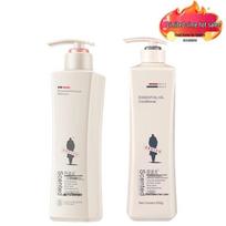 Adolph Anti-Dandruff Shampoo & Herbal Essence Conditioner Set white