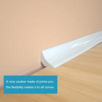 1pc Self-Adhesive TPE Material Wall Gap Decor Line Baseboard Ceiling Molding Line Tile Gap Decor Line Wall Trim Line Home Decor 2M beige