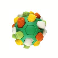 Pet Sniffing Puzzle Ball: Food Dispensing and Energy Expending Dog Toy One Size green