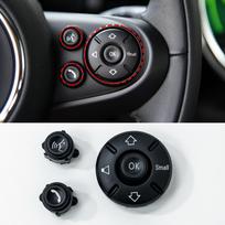 Suderinami vairaračio mygtukai BMW MINI F54-F60: Multimedija ir Kruizo kontrolė