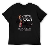 T-shirt STEVE VAI INVIOLATE TOUR Concert L juoda