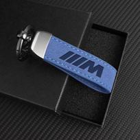 Suede Oda Automobilio Emblema Raktų pakabukas Bmw M E46 E90 E39 E60 E36 E30 E61 E91 E92 E93 E87 F10 F20 F30 X5 E70 E53 G30 vdkz90 gray