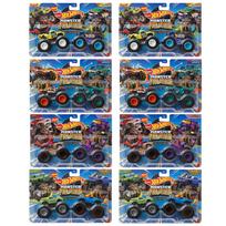 Hot Wheels Monster Truck 2 vnt. Asortimentas 2 x 8 rinkinių Dėžė Išpardavimas Transporto priemonės Žaislas Mini Automobilis Vaikams nuo 3 metų 164 986P-FYJ64 gray