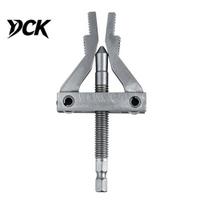 Broken Bolt Extractor Pipe Tool for 1/2 Inch 3/4 And 1 Pipes, Versatile Metal Thread Repair Damaged Remover, Hex Shank Impact Drills Hand Tools 1pc gray