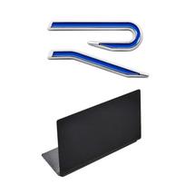 W134W1331pc Metal Car R Emblem Grille Middle Net Cover For Volkswagen Tiguan Bora POLO PASSAT CC Touran GOLF Jetta Arteon T-CROSS MK6