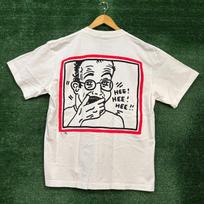 Keith Haring 89 Retrospective Self Portrait T-shirt Size Large S white