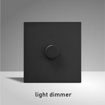 Minimalistinis juodo nerūdijančio plieno skydelis Sieninis jungiklio lizdas Europos prancūziškas retro jungiklio lizdas 86mm*90 mm&Uk Standard