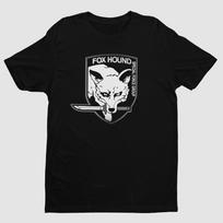 Metal Gear Solid: Foxhound High-Tech Special Forces Unit Emblem Unisex T-Shirt 1 M gray
