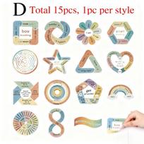 36Pcs Anxiety Relief Fidget Stickers, Colorful Textured Sensory Adhesives For Desk Classroom Stress Relief Relax Supplies beige