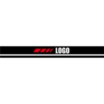 Car Hood Bonnet Decoration Stripe Stickers Covering Film Accessories For Mitsubishi Lancer Asx Outlander Pajero l200 Competition UG2 Lancer EX juoda