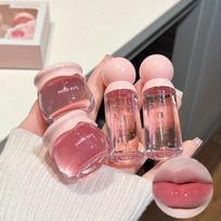 Peach Lip Oil & Lip Mask Set - Plumping Moisturizing Glossy Lips, Hydrating & Moisturizing, Prevents One Size / Option 4 brown