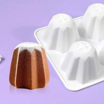 8 skylės Pandoro silikoninės pyrago formelės aštuonkampė duonos kepimo skarda nelipni sūrio pyrago šokolado formelė virtuvės kepimo indai balta