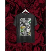 Jojo Gyro Zeppeli Graphic T-shirt Men Women Japanese Anime Oversized Streetwear Y2k Cotton Short Sleeve Casual Loose High Quality Female Male Clothing S black