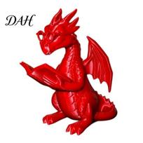 Collectible Dragon Ornament Reading Figurine with Glasses, Statue, 3D Printed Statue for Garden Bookshelf Decor, Whimsical Desktop Ornament, Gift Book B