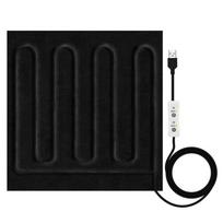USB Heating Cushion Heating Pad for Pet People Soft Electric Blanket Pad for Neck Back Relief in Multiple Setting black