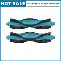 Compatible For Cecotec Conga 11090 / 13090 Spin Revolution Replacement Parts Accessories Filter Main Side Brush Mop Dust Bag black