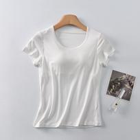 Five-Finger Modal Sleeveless Top with Built-In Bra and Chest Pad L balta