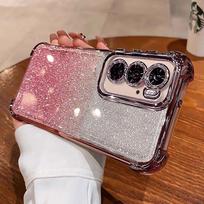 Realme C75 dėklas prabangus blizgus dangtelis skirtas OPPO Realme C 75 C71 C61 C63 skaidrus minkšto silikono smūgiams atsparus telefono dėklas RealmeC75 dovana Realme c75 rožinė