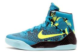 Nike Kobe 9 Elite Perspective GS 636602-400 38.5 blue