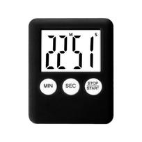 LCD Digital Display Kitchen Timer Square Kitchen Countdown Alarm Clock Stopwatch juoda