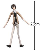 Anime BSD Figūrėlė Dazai Osamu Cosplay Lėlė Pliušinės Lėlės Abstrakčios Sąnarinės Lankstus Kambario Dekoras Helovino Rekvizitas žaislai Dovanos 28CM gray