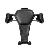 Adjustable Anti-Shake Car Phone Holder with Vent and Suction Mount gray