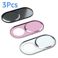 3Pcs Zoon Pattern Webcam Camera Cover Laptop Stickers For Laptops Macbook Smart Phone Privacy Protection Shutter Slider Sticker rožinė