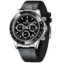 Pagani Design Seiko kvarcinis Daytona vandeniui atsparus keraminis nerūdijančio plieno safyro verslo stiliaus PAGANI DESIGN vyriškas laikrodis, pagamintas Japonijoje,