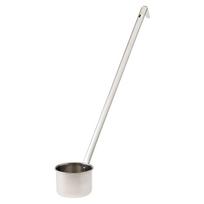 Endo Shoji Commercial Tare Stainless Made in ATL11180 Ladle, 180cc, 18-8 Steel, Japan, white