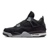 Air Jordan 4 Retro SE Grade School 'Black Canvas' (Unisex) Black / White / Fire Red / Light Steel Grey Kids' Basketball Shoes DV0553 006 39.0 black