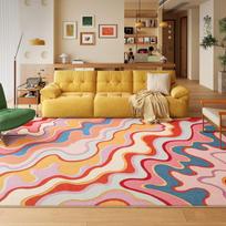 Dopamine Color Cloakroom Rug Creativity Rugs for Bedroom Anti-slip Study Soft Floor Mat Large Area Bedroom Decor Washable Carpet 80x120cm multi