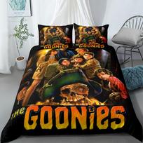 Goonies patalynės užvalkalų komplektas ES Vienvietis Dvigulis Karališkas JAV Viengulis Pilnas Karalienės Dydis Lovos skalbiniai 140x210cm black