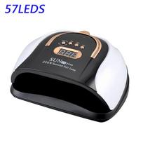 SUN X10 Max UV LED nagų lempa greitam džiūvimui gelinio nagų lako džiovintuvas 66LED namų naudojimui ledo lempa su automatiniu sensoriumi manikiūro salonui AU plug