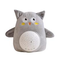 Kid Plush Sleep Aid For Baby Toddlers With Soothing Night Light Display Projector Music Sleep Soother Pillow Stuffed Animal Toy