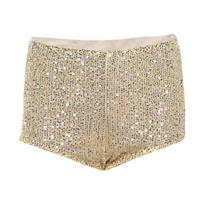 European and American summer new sweet and spicy retro leopard print tube top dress fashionable slim-fitting design shorts S beige