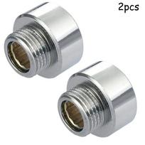 Dušo žarnos / galvutės adapteris 3/4  vidinis sriegis į 1/2  išorinį sriegį Chromuotas reduktorius Moteriškas žarnos remontas Variniai jungiamieji elementai čiaupui, dušo galvutei, maišytuvui