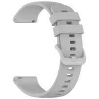 20 mm laikrodžio dirželis, skirtas Garmin vivoactive 5/vivoactive 3 music/Forerunner 165/165 Music 645 245 245M Sportinis silikoninis išmanusis apyrankė 20mm width strap pilka