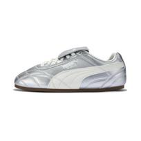 PUMA Tackle Unisex Silver White Low Top Casual Shoes 409116-01 36 gray