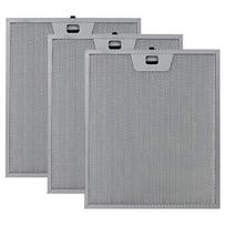 Three-Pack Aluminum Grease Filters 300 x 250 mm for Range Hood Exhaust Systems to Support Cleaner Kitchen Environments China Mainland gray