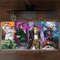 Anime Jojo Bizarre Adventure Mouse Pad PC Gaming Computer Keyboard Mousepad Xxl Offices HD printing gaming Nonslip base Desk Mat 30x60cm