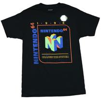 Nintendo 64 Mens T-Shirt - 1996 Change the System Classic N64 Logo Box Unisex T-Shirt XXL blue