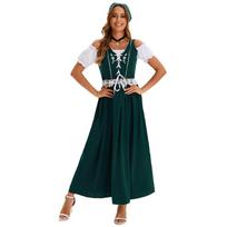 Oktoberfest tarnaitės uniforma Bavariškas kostiumas scenai ir pasirodymams L black