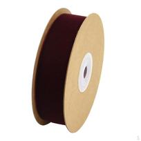25 Patogios Aksominės Juostelės Dekoravimui, Plaukų Juostoms, Rankdarbiams, „Pasidaryk Pats“ Burgundy beige