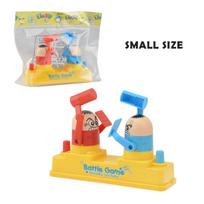 Hammer Battle Toys, Mini Children's Head Knocking Little Man Fighting Table Games Cute Cartoon Shapes, Toy Gifts for Boys Girls raudona