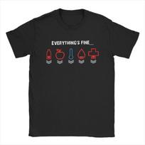 DayZ Viena kulka ir svajonė T-shirt Vyriškas Grynos medvilnės Vintažinis T-shirt Šaudymo žaidimo T-shirt Trumpomis rankovėmis Prekė Didelis dydis L gray