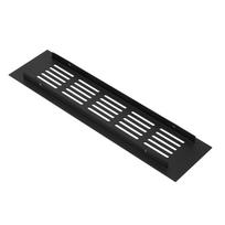 60mm Vėdinimo grotelės Oro išleidimo grotelės Juodos spintos 60x225mm